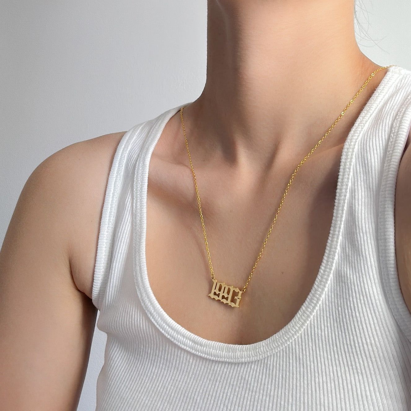 Collar personalizado con el año de nacimiento de Rosoki ™