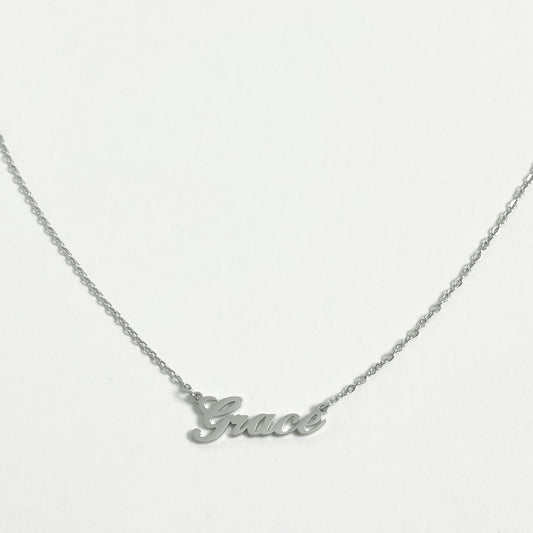 SILVER PERSONALISED NAME NECKLACE