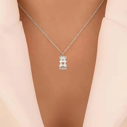 CUTE BEAR NECKLACE