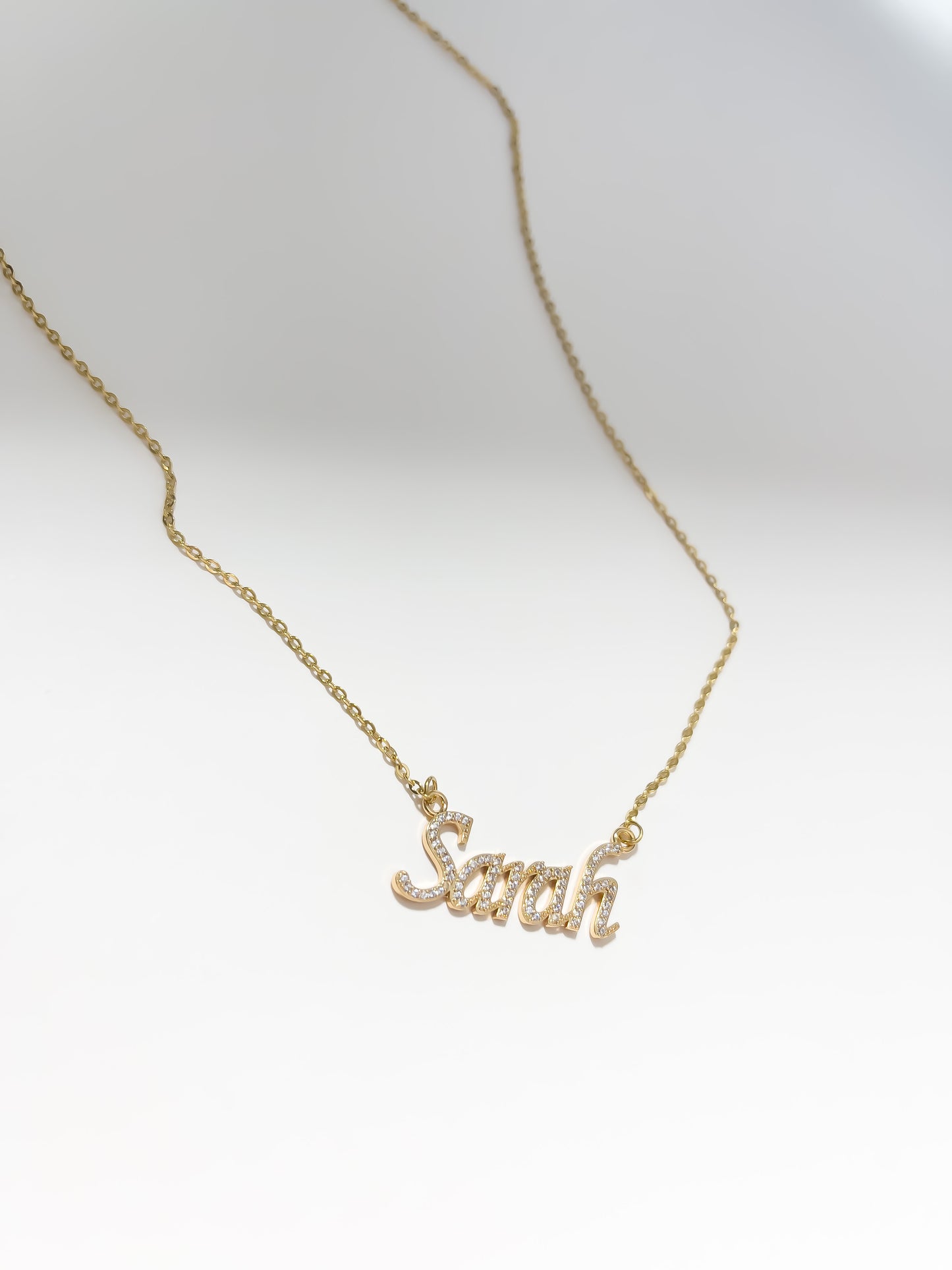 The Zircon Personalised Name Necklace